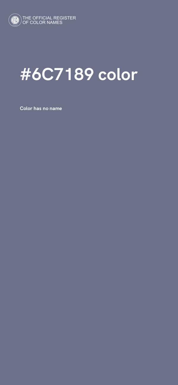 #6C7189 color image