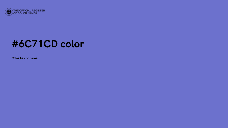 #6C71CD color image