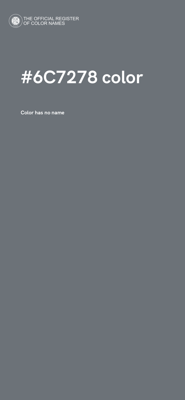 #6C7278 color image