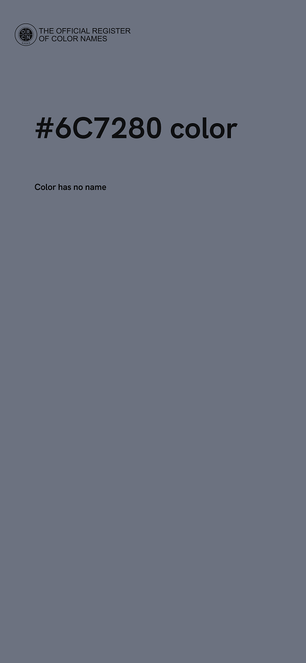 #6C7280 color image