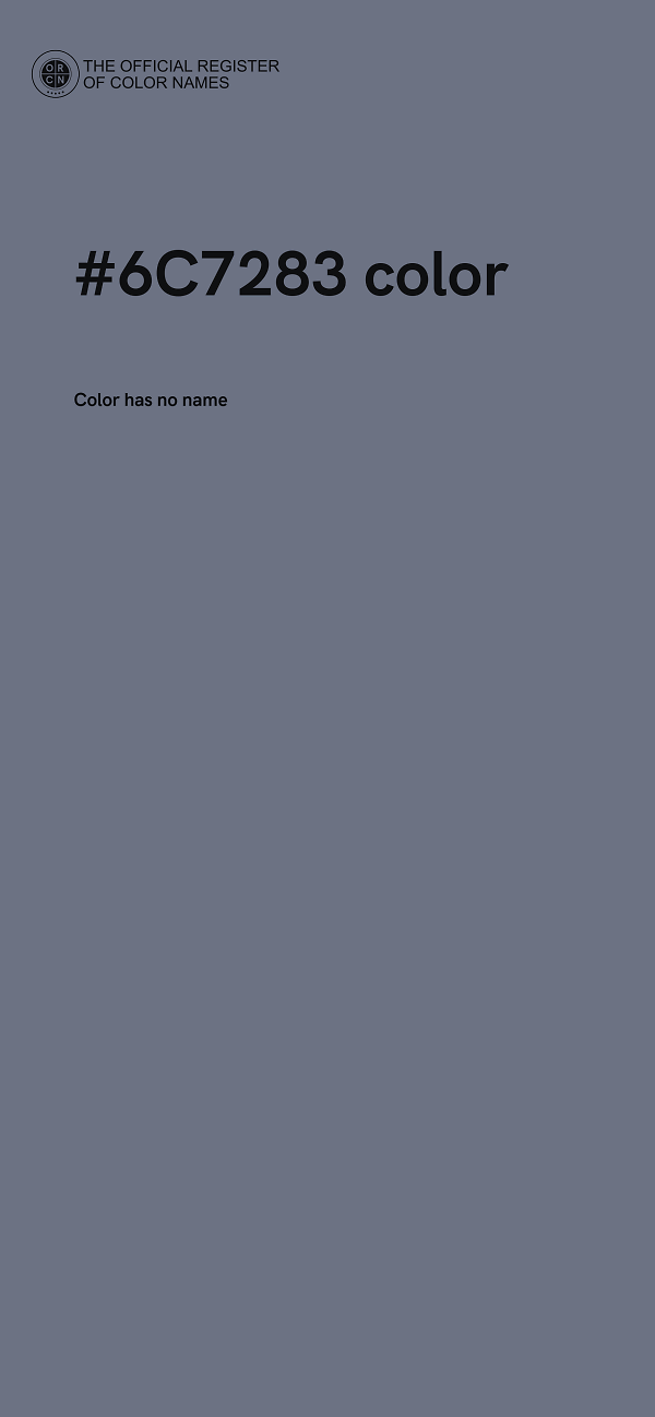 #6C7283 color image