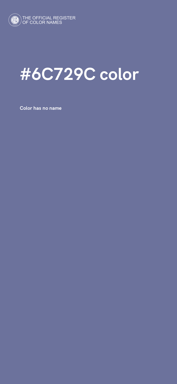 #6C729C color image