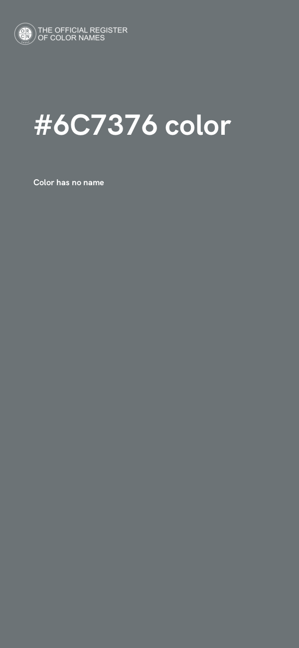#6C7376 color image