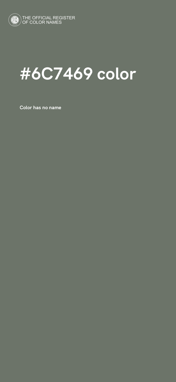 #6C7469 color image