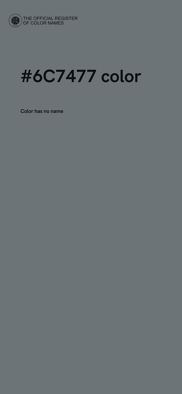 #6C7477 color image