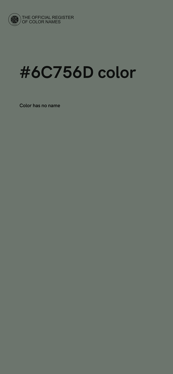 #6C756D color image