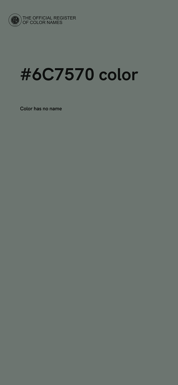 #6C7570 color image