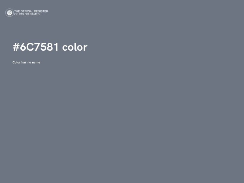 #6C7581 color image