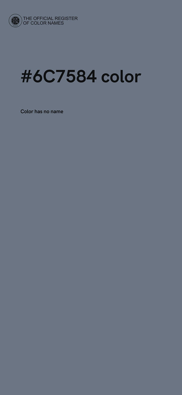 #6C7584 color image