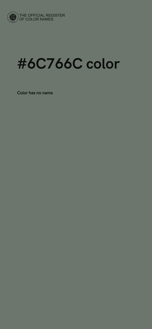 #6C766C color image