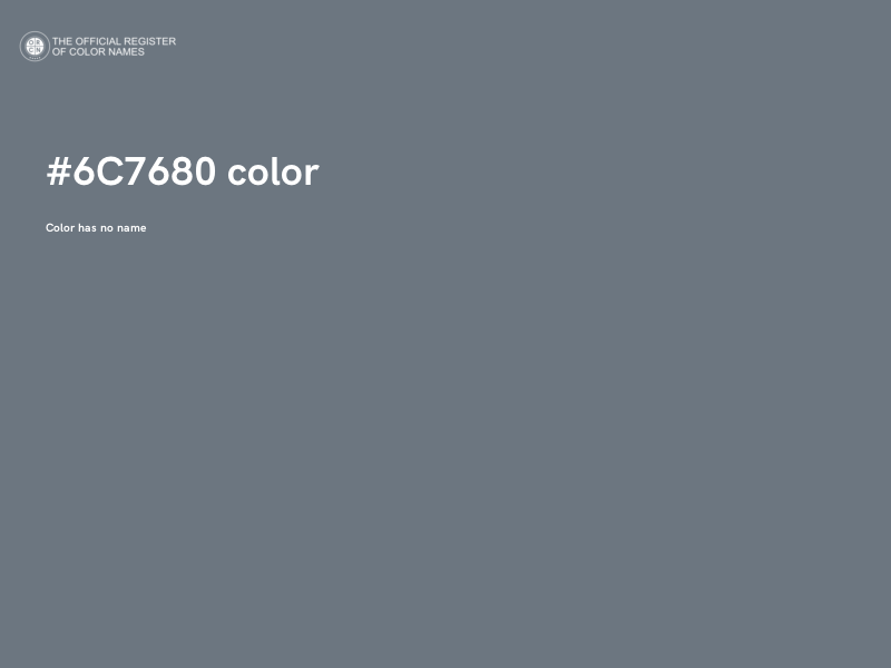 #6C7680 color image