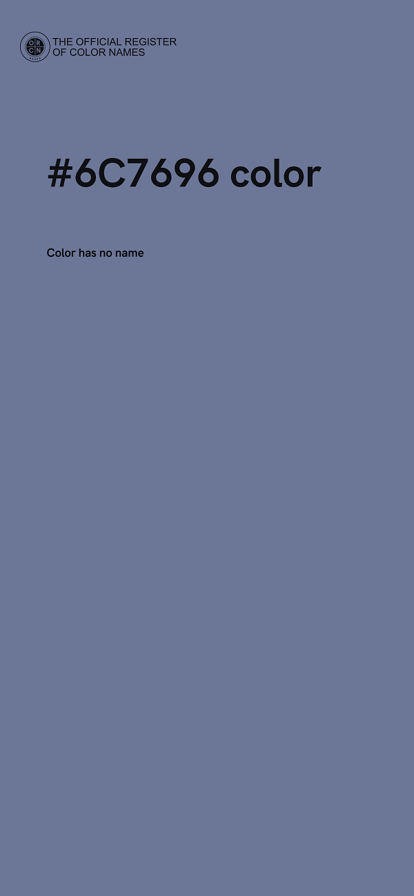 #6C7696 color image