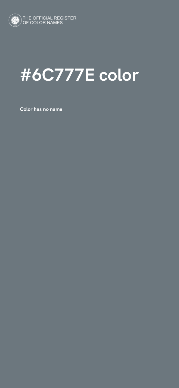 #6C777E color image