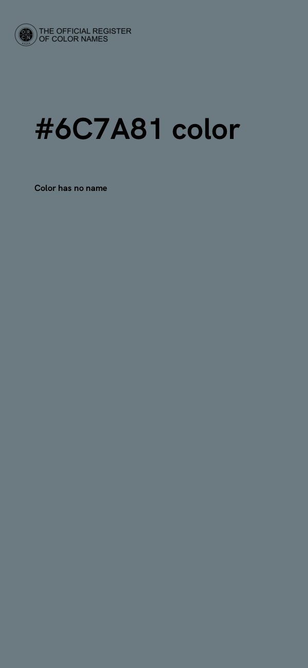 #6C7A81 color image
