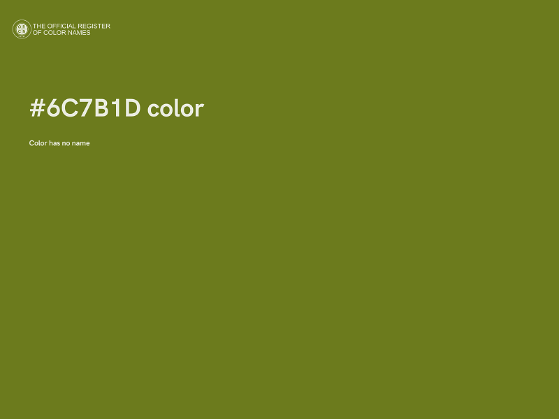 #6C7B1D color image