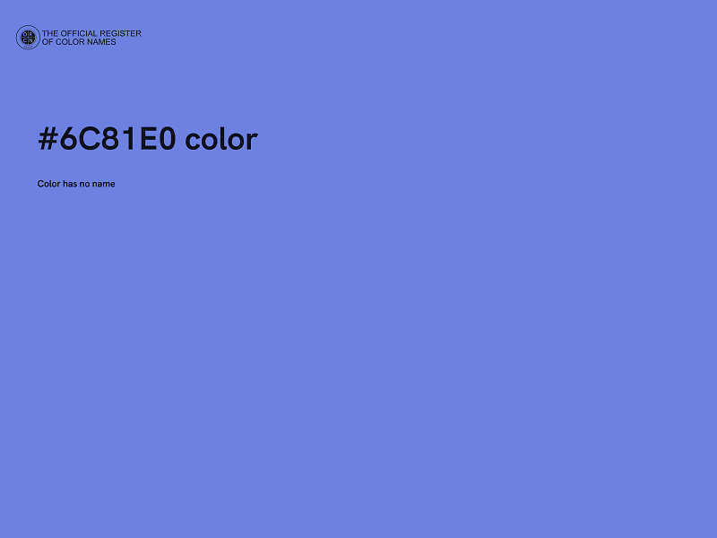 #6C81E0 color image