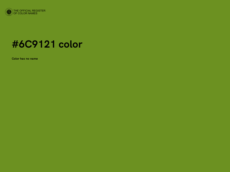 #6C9121 color image