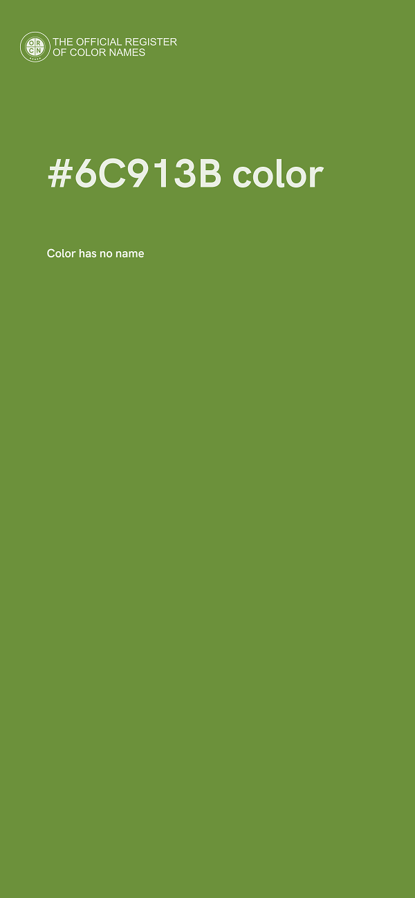 #6C913B color image