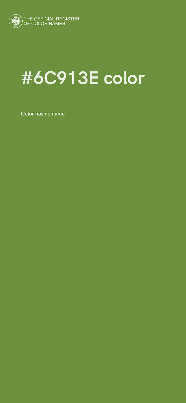 #6C913E color image