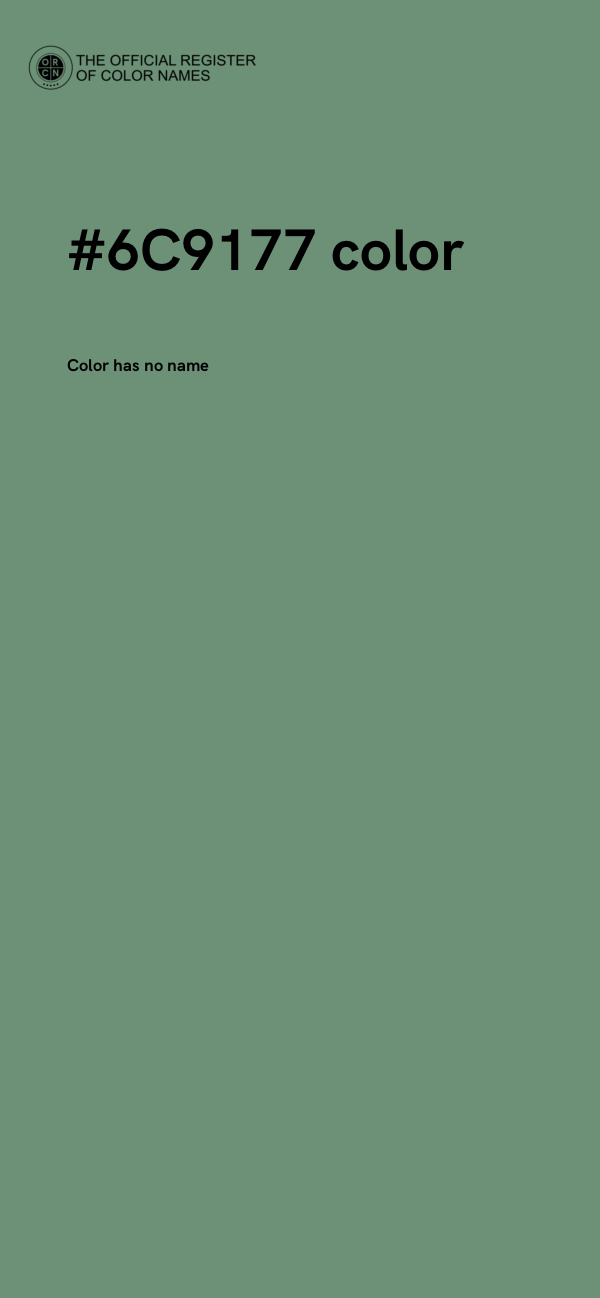 #6C9177 color image