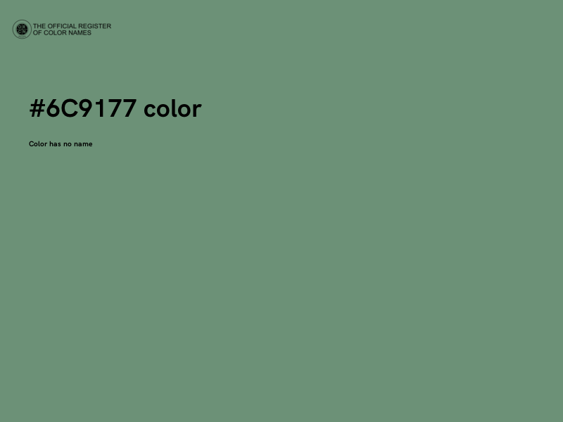 #6C9177 color image