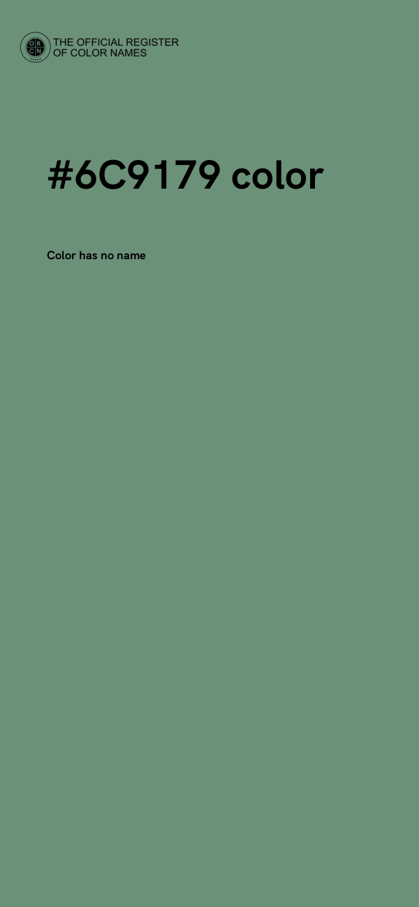 #6C9179 color image