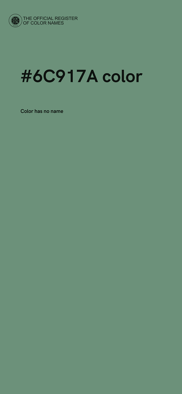 #6C917A color image