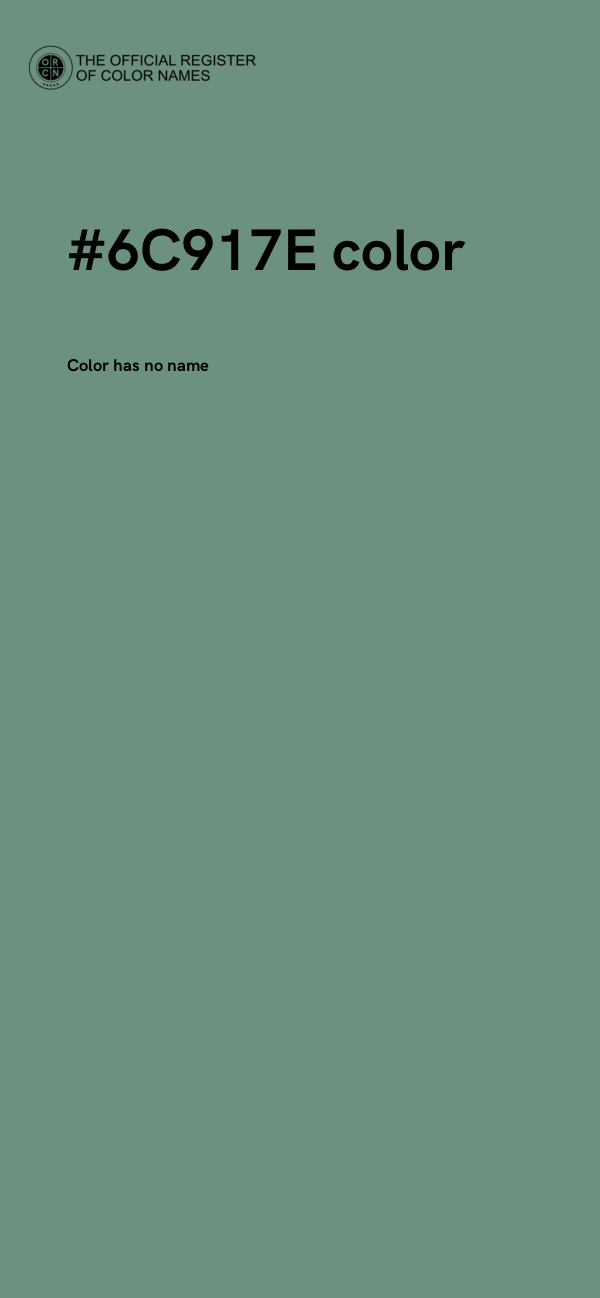#6C917E color image