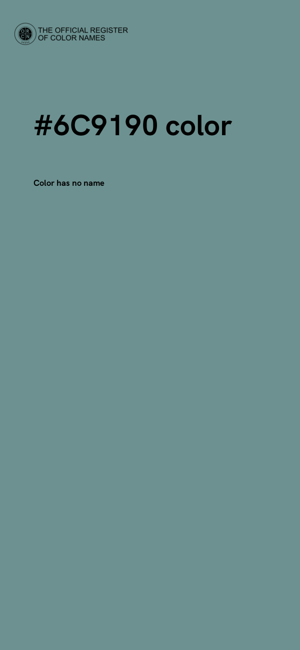 #6C9190 color image