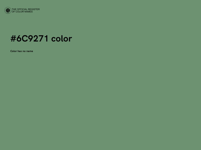 #6C9271 color image