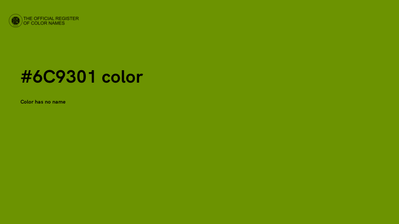 #6C9301 color image