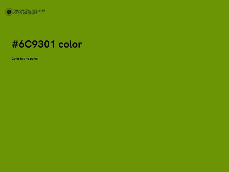 #6C9301 color image