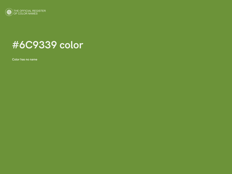 #6C9339 color image