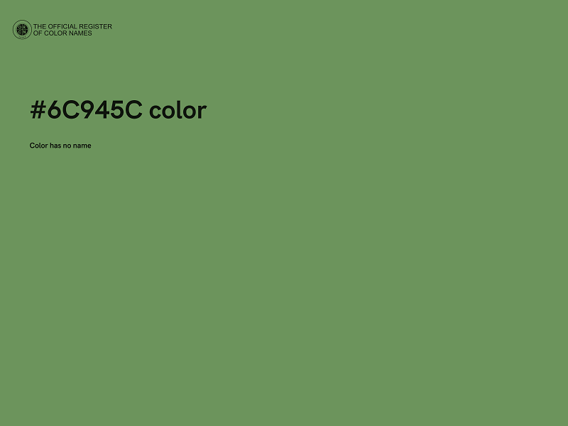 #6C945C color image