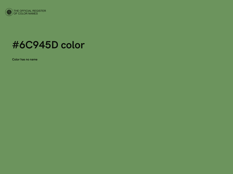 #6C945D color image