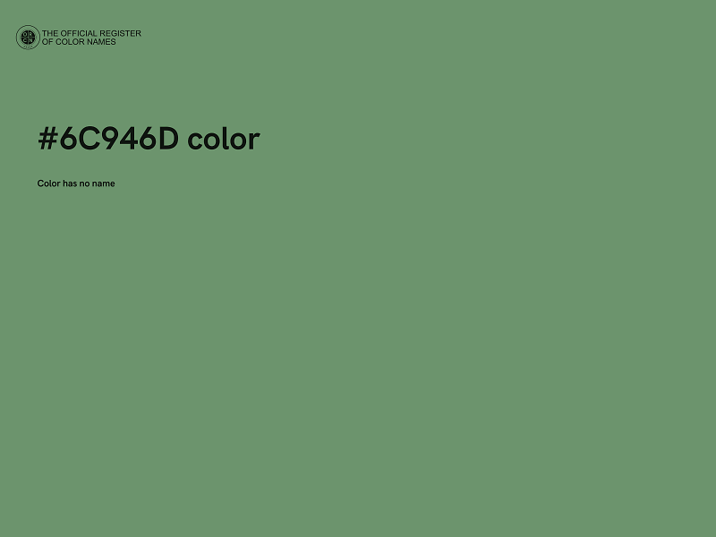 #6C946D color image