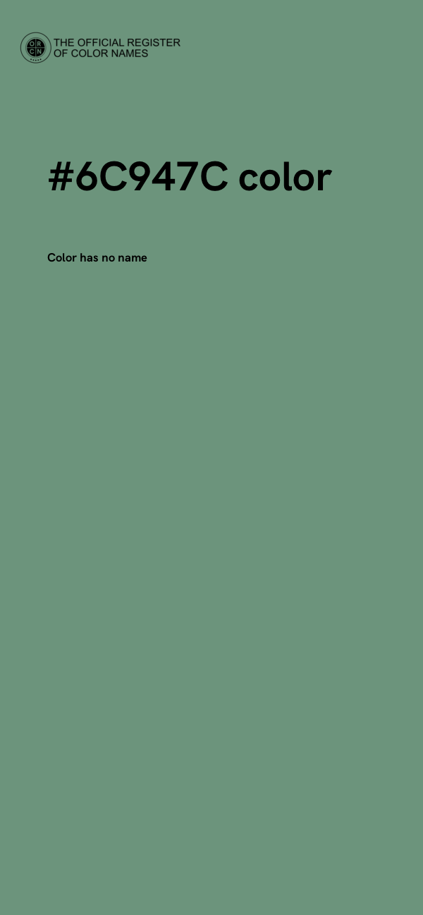 #6C947C color image