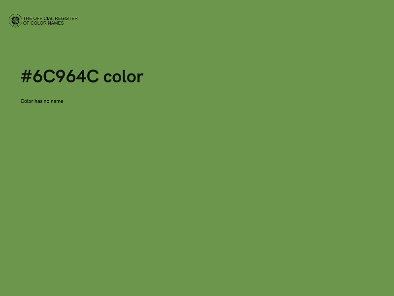 #6C964C color image