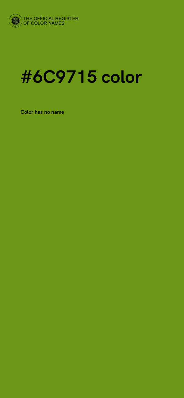 #6C9715 color image
