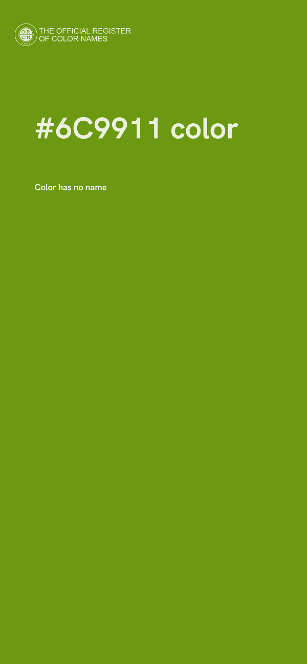 #6C9911 color image