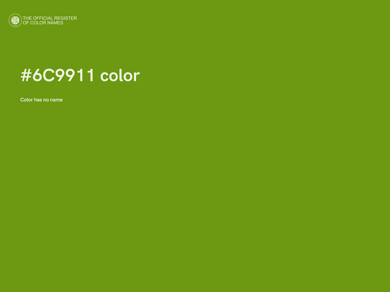 #6C9911 color image
