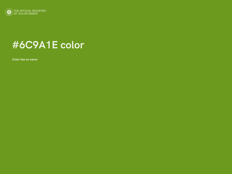 #6C9A1E color image