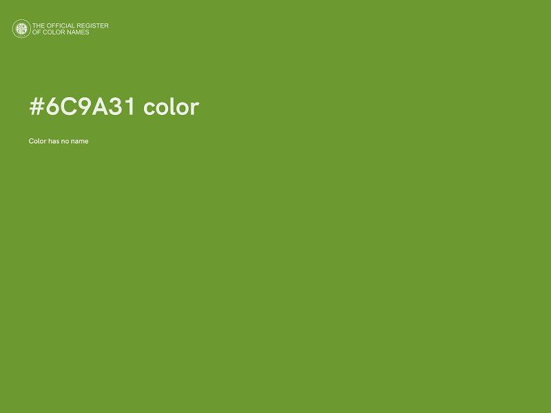 #6C9A31 color image