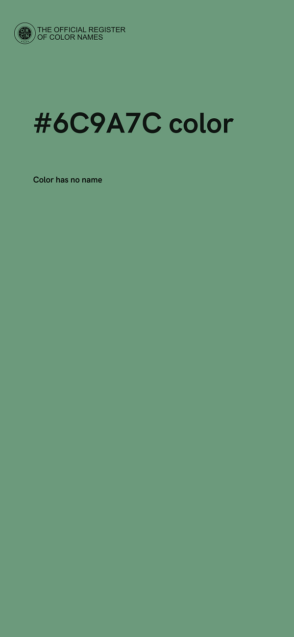 #6C9A7C color image