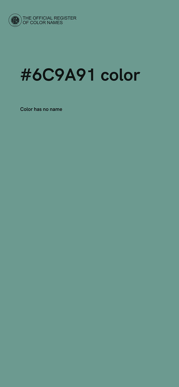 #6C9A91 color image