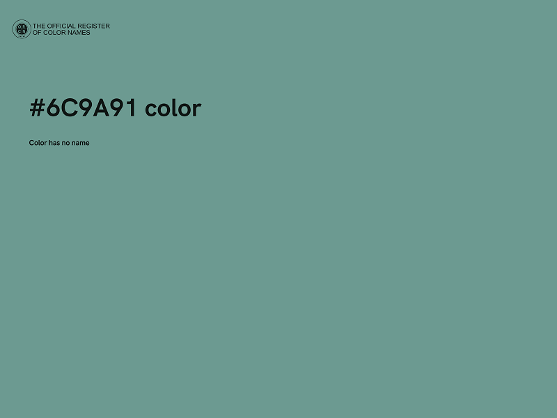 #6C9A91 color image