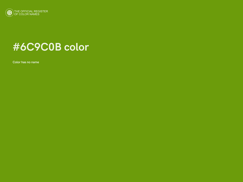 #6C9C0B color image