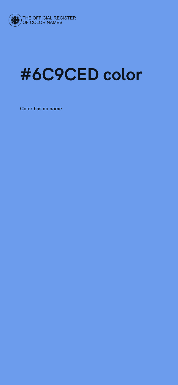 #6C9CED color image