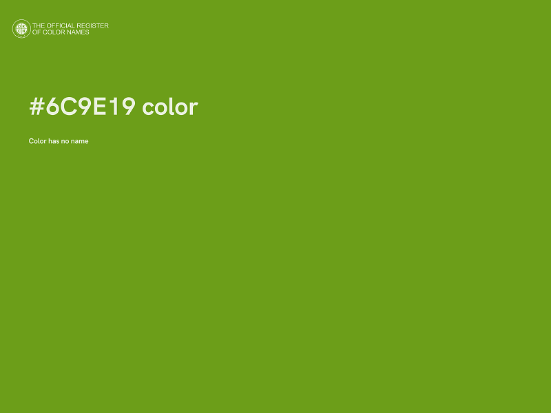 #6C9E19 color image