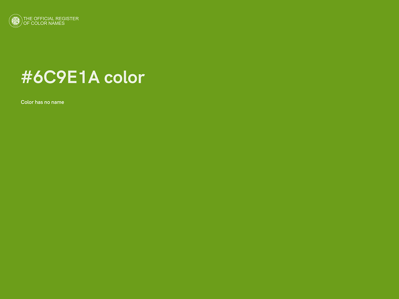 #6C9E1A color image